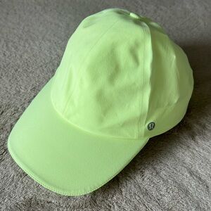 Lululemon Run Fast and Free Swift Baseball Cap NWOT Neon Green O/S